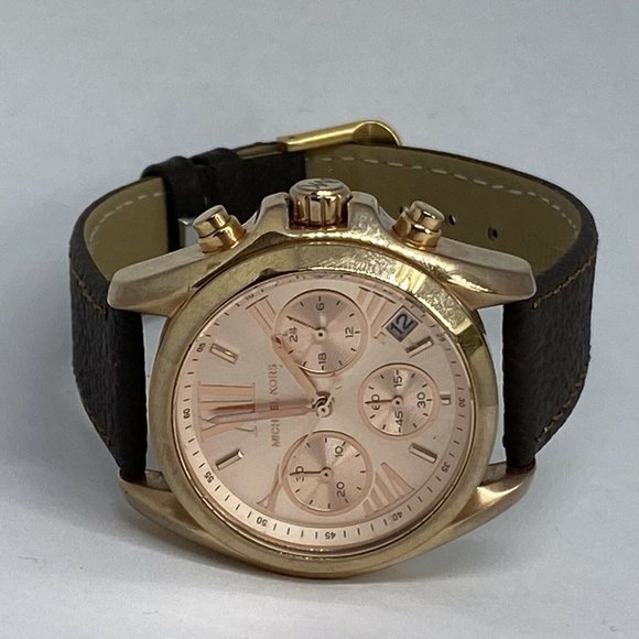 Michael Kors Bradshaw MK5799 Womens Brown Leather main image 6